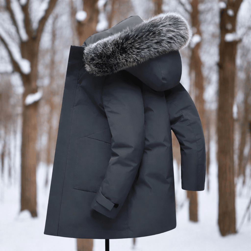 ArcticShield Men's Windproof Winter Coat for Daily Comfort