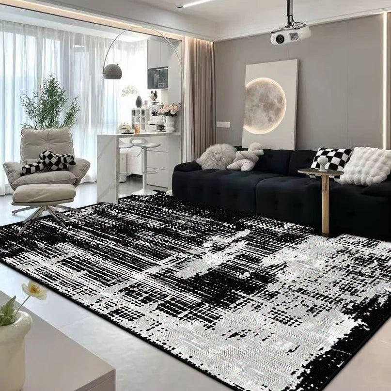 Chic Harmony Abstract Area Rug for Contemporary Spaces