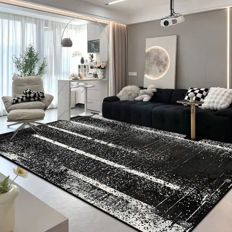 Chic Harmony Abstract Area Rug for Contemporary Spaces