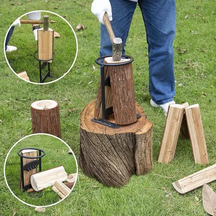 FirewoodMaster Pro Wood Splitting Tool for Safe and Easy Use