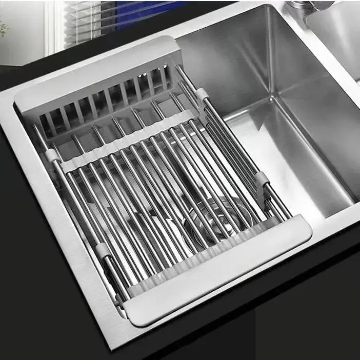 Expandable Stainless Steel Sink Drainer Basket for Effortless Kitchen Use