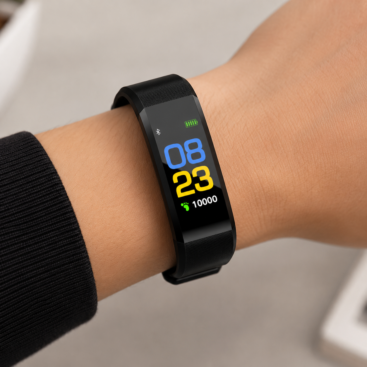 Fitness Smart Watch with Heart Rate Monitor – Adjustable Activity Tracker
