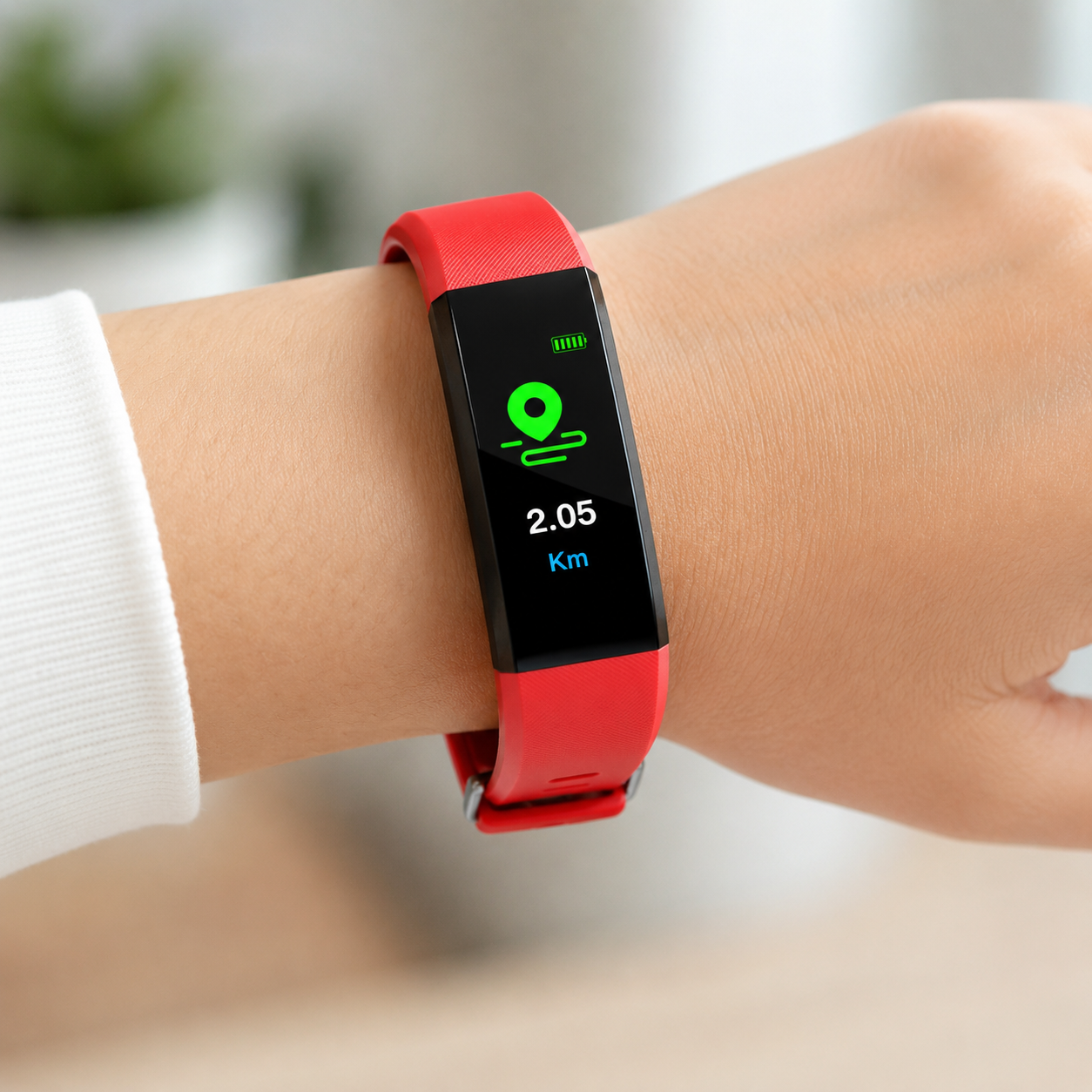 Fitness Smart Watch with Heart Rate Monitor – Adjustable Activity Tracker