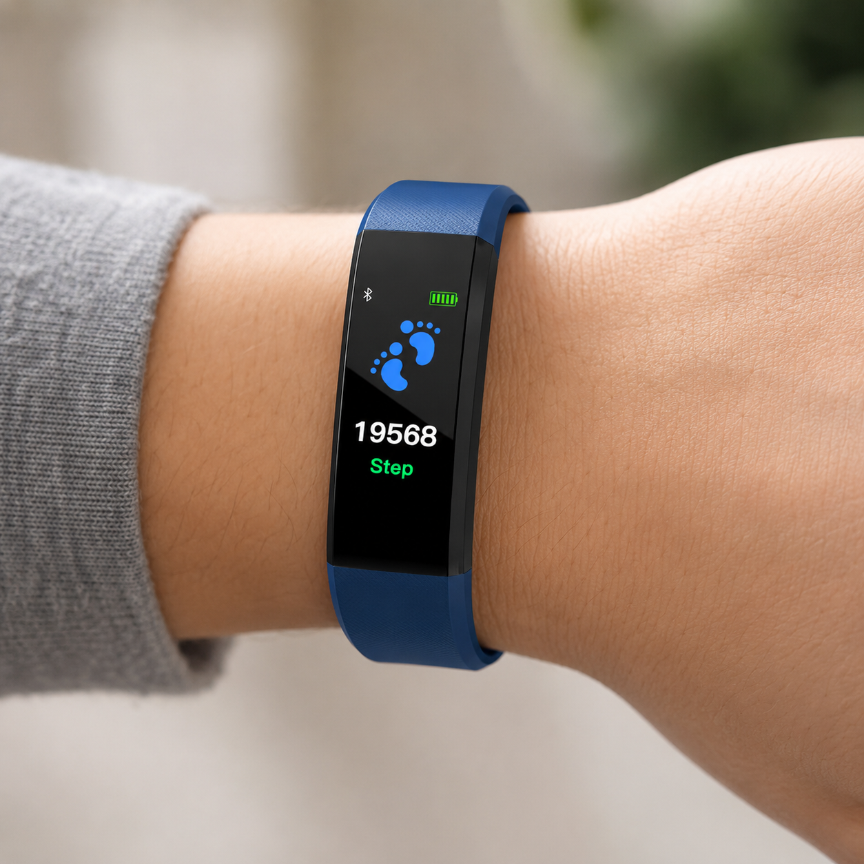 Fitness Smart Watch with Heart Rate Monitor – Adjustable Activity Tracker