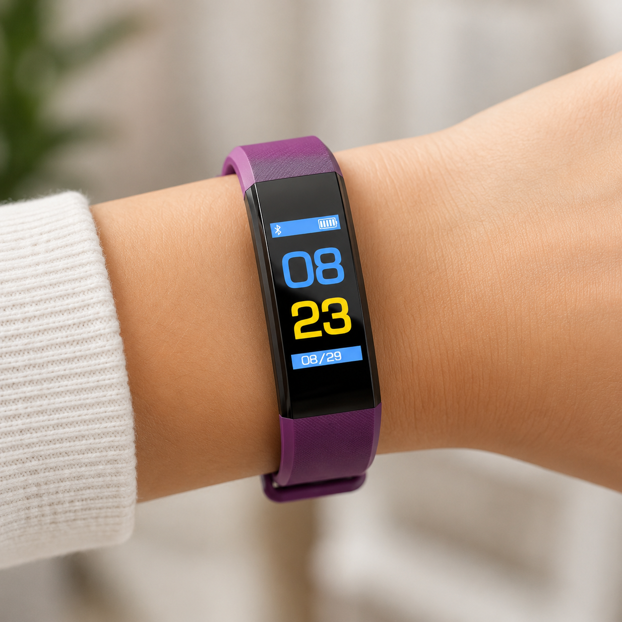 Fitness Smart Watch with Heart Rate Monitor – Adjustable Activity Tracker