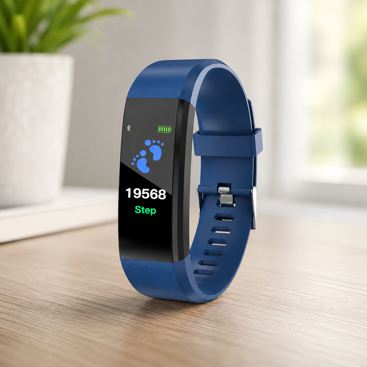 Fitness Smart Watch with Heart Rate Monitor – Adjustable Activity Tracker
