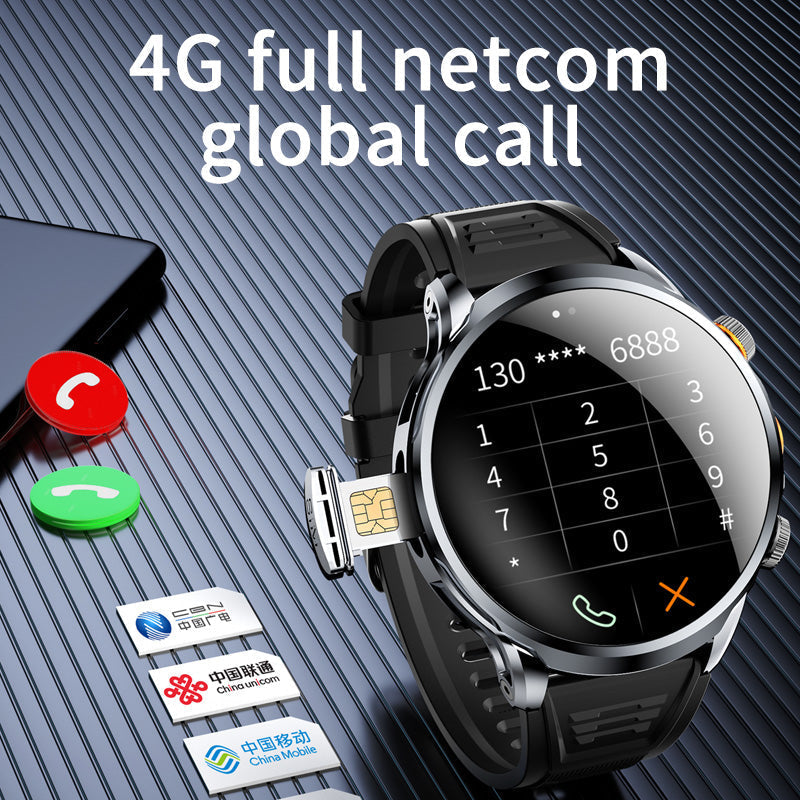 4G LTE Fitness Smartwatch with 1.95-Inch HD Display for Health Tracking