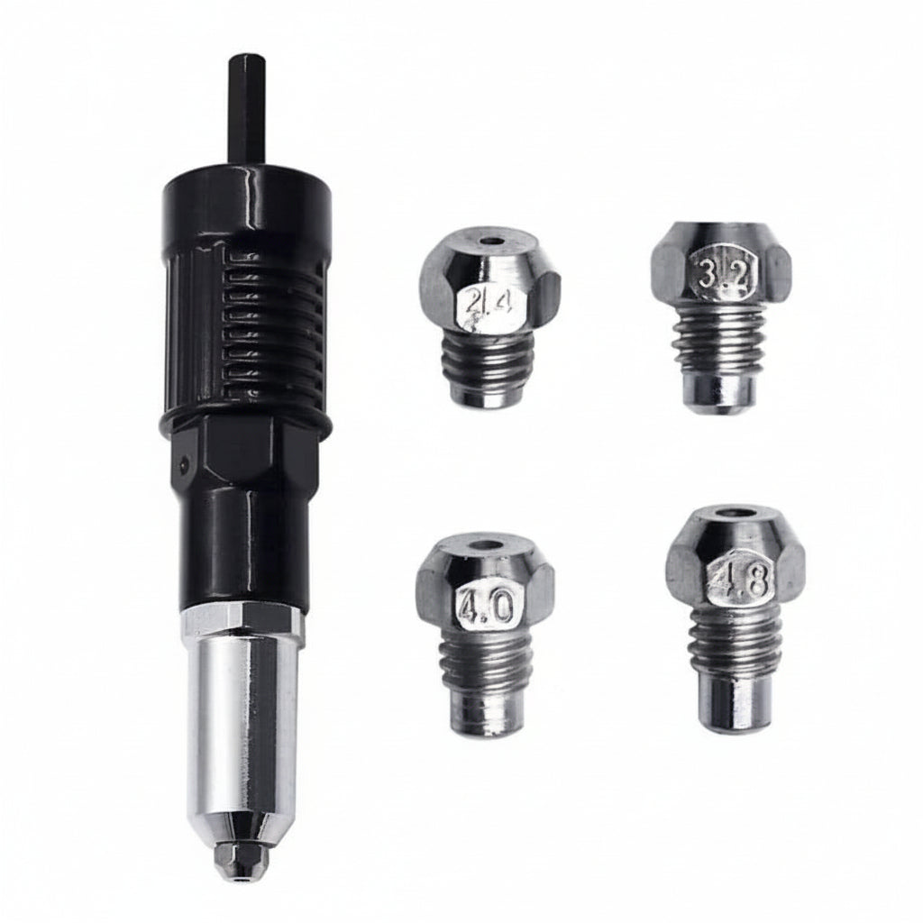 Versatile Riveting Adapter Kit for Electric Drills
