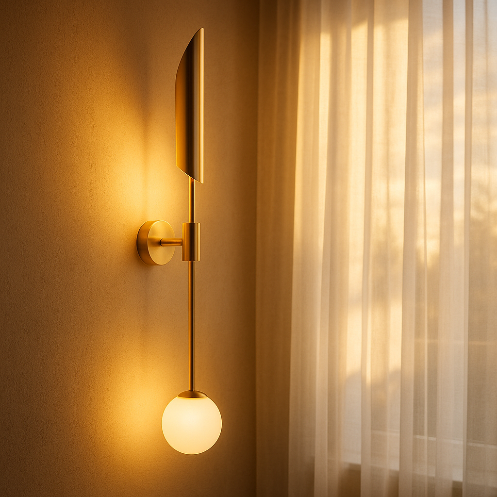 LuminousAura Modern Dual-Light Vertical Wall Sconce