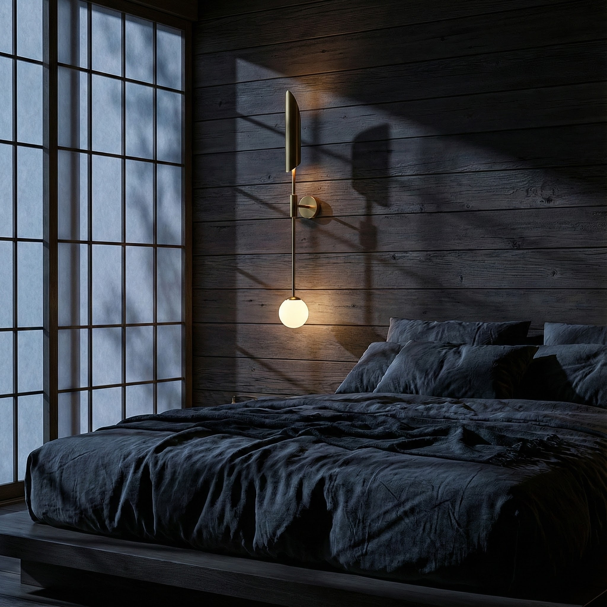 LuminousAura Modern Dual-Light Vertical Wall Sconce