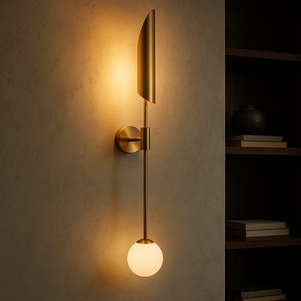 LuminousAura Modern Dual-Light Vertical Wall Sconce