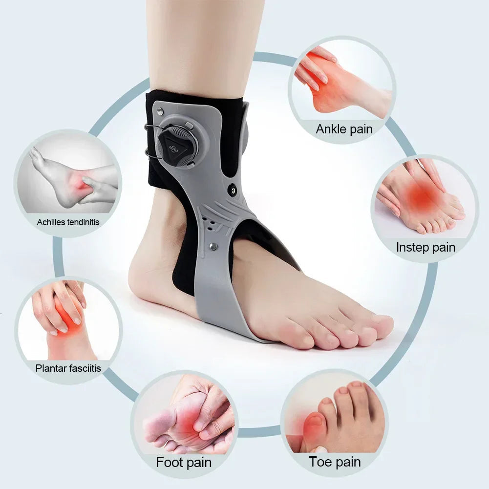 Ankle Brace with Adjustable Support | Dorsiflexion Aid for Stability