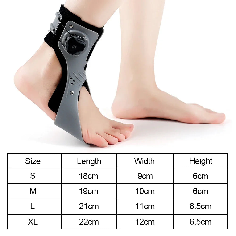 Ankle Brace with Adjustable Support | Dorsiflexion Aid for Stability
