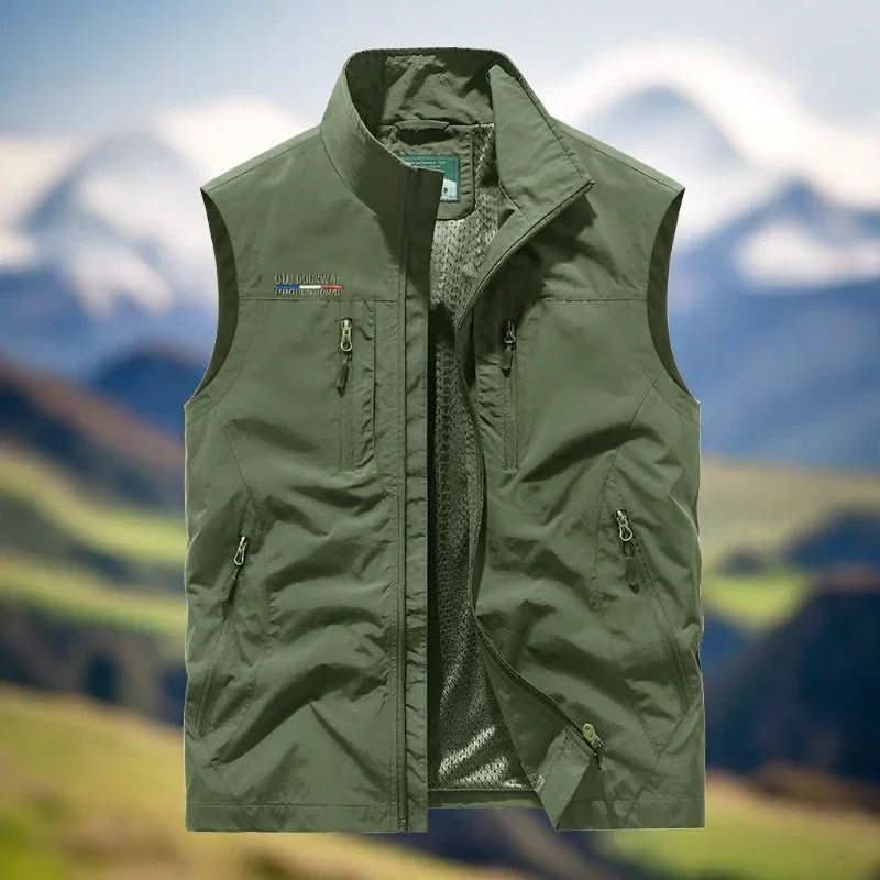 AdventurePro Men's Versatile Outdoor Vest for Every Journey