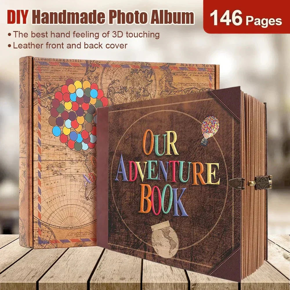 CherishBound 146-Page Customizable Scrapbook for Memories