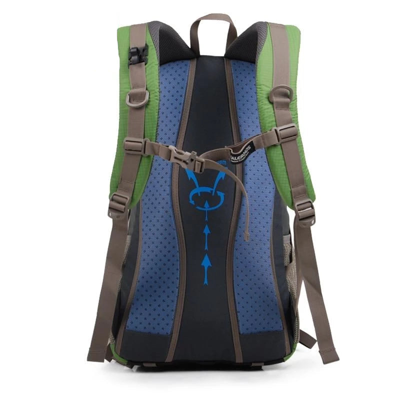 Waterproof Nylon Travel Backpack - Large Capacity Versatile Gear for Hiking and Camping