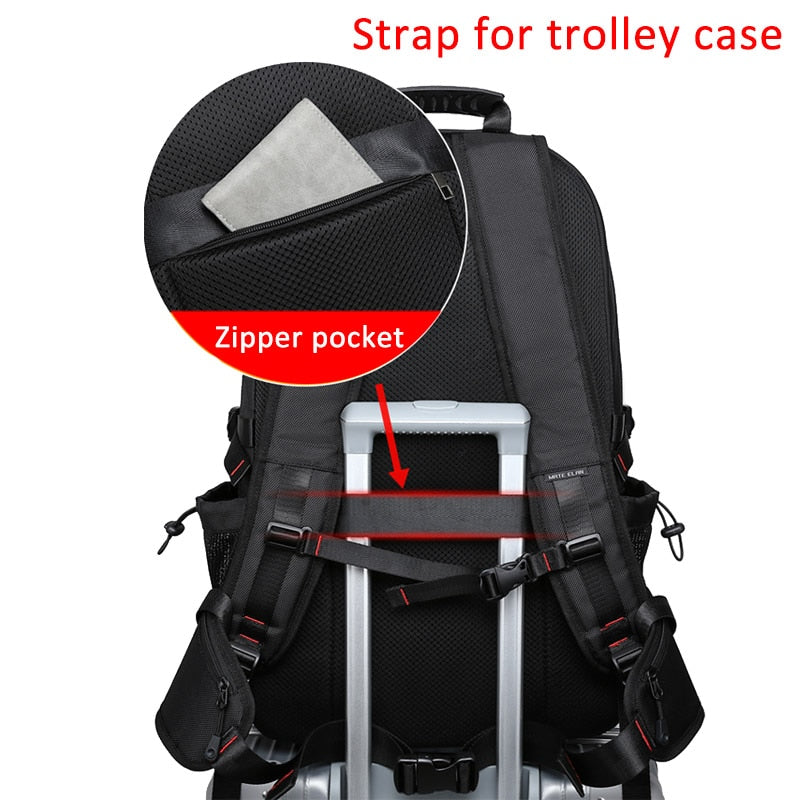Water-Resistant Travel Backpack with Large Capacity for Outdoor Adventures