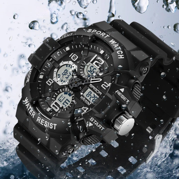 Waterproof Military Style Watch – Durable Timepiece for Outdoor Adventures