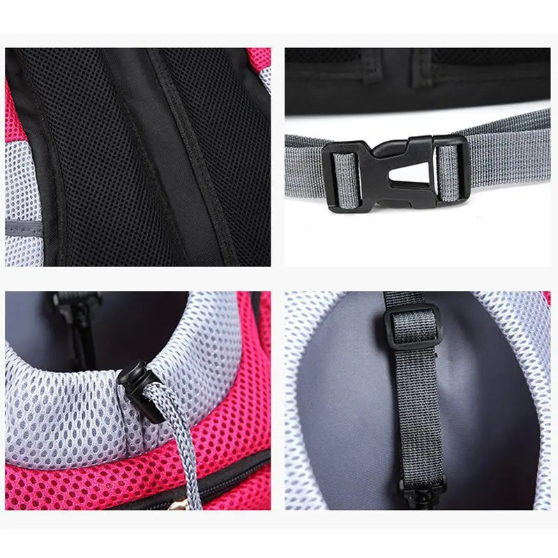 Mesh Hiking and Travel Backpack for Pets - Comfortable Carrier