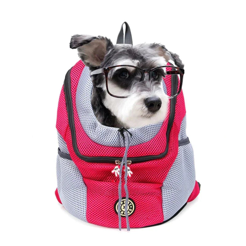 Mesh Hiking and Travel Backpack for Pets - Comfortable Carrier