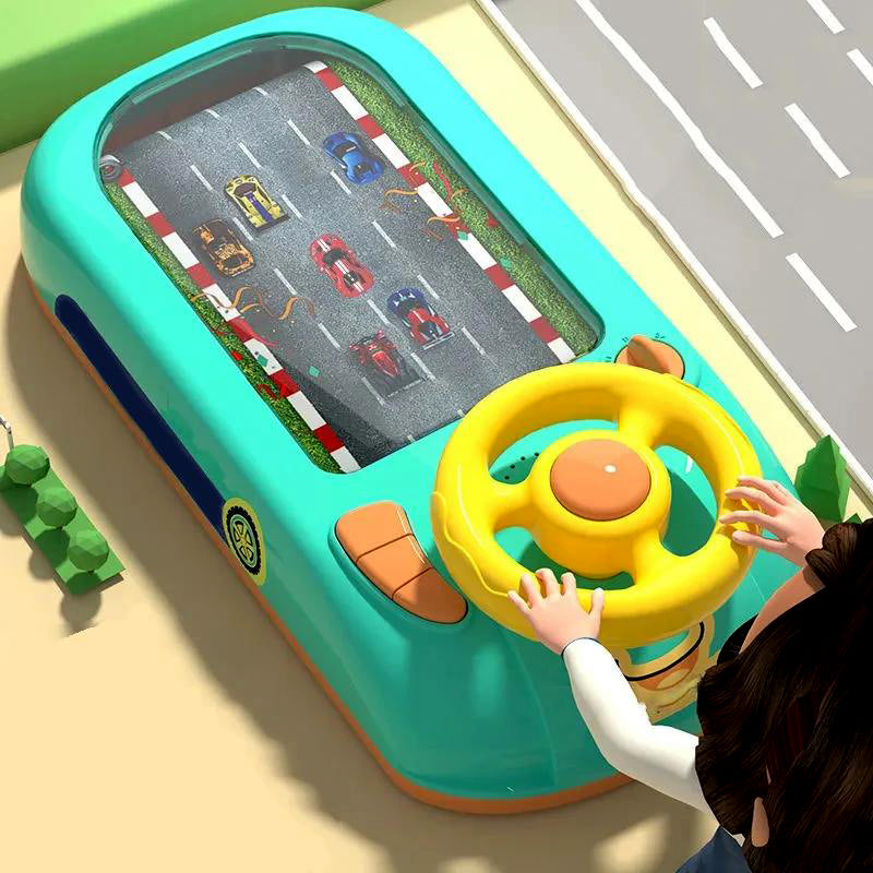 Interactive Racing Simulator Set for Kids with Dual Power Features