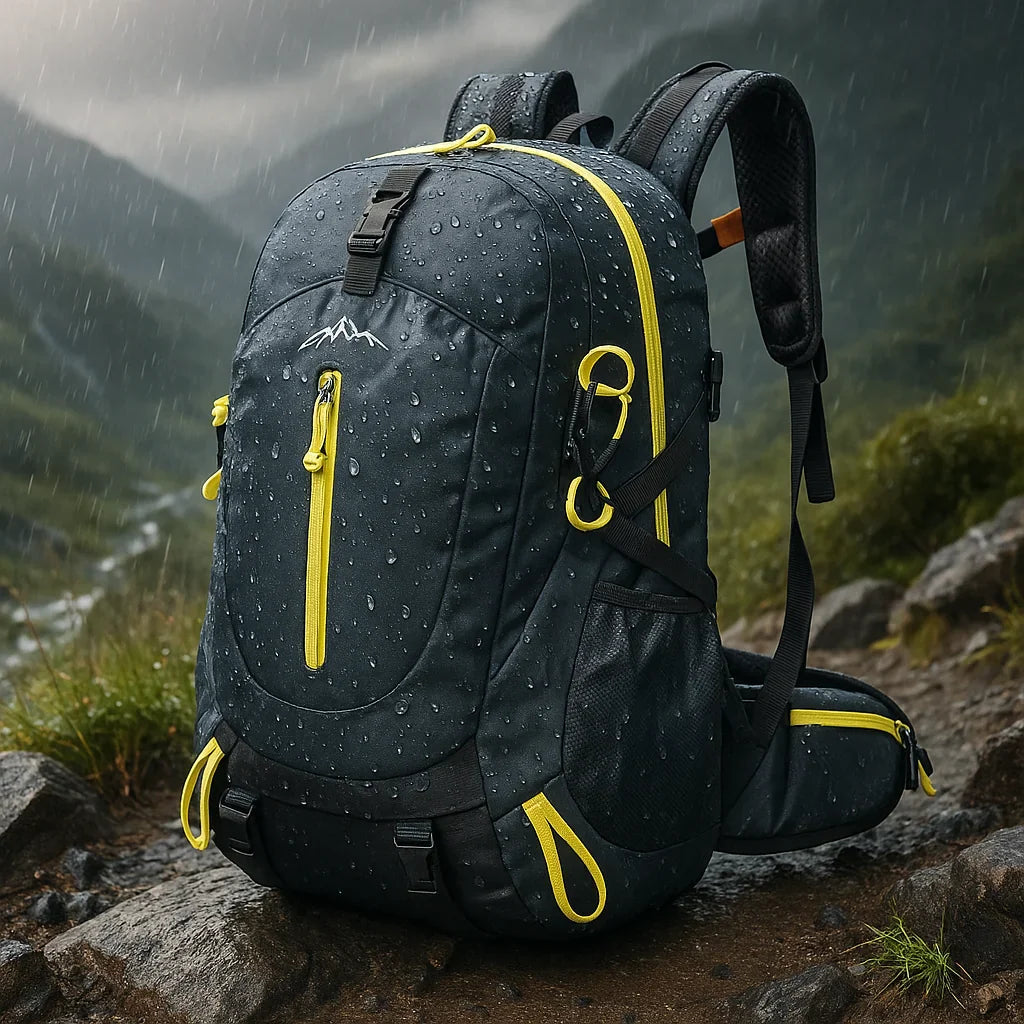 Lightweight 40L Hiking Backpack - Waterproof and Ergonomic Design for Outdoor Use