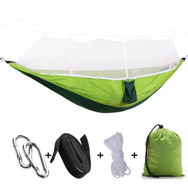 Lightweight Camping Hammock with Mosquito Net – Durable Outdoor Gear