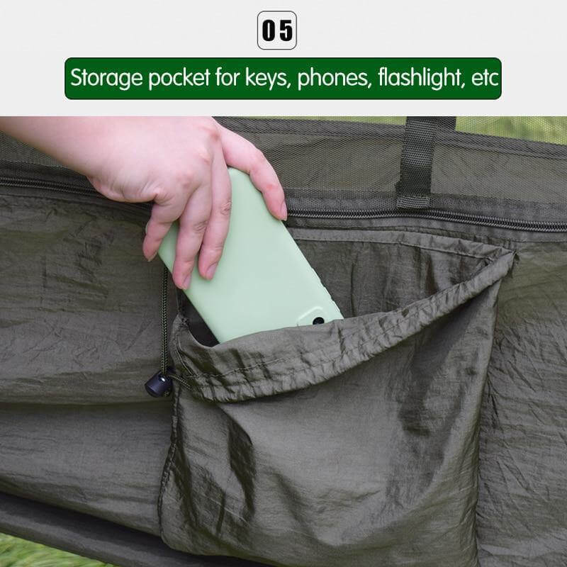 Lightweight Camping Hammock with Mosquito Net – Durable Outdoor Gear