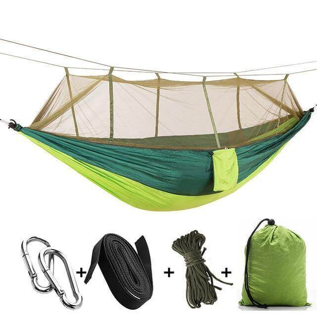 Lightweight Camping Hammock with Mosquito Net – Durable Outdoor Gear