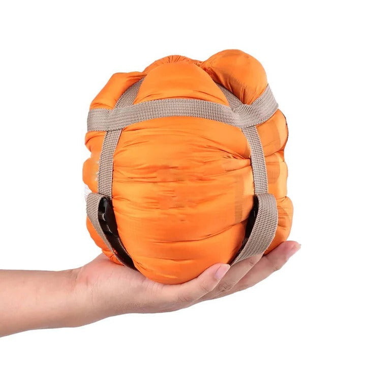 Lightweight Camping Sleeping Bag with Water-Resistant Coating for Comfort