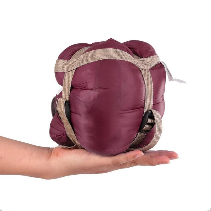 Lightweight Camping Sleeping Bag with Water-Resistant Coating for Comfort