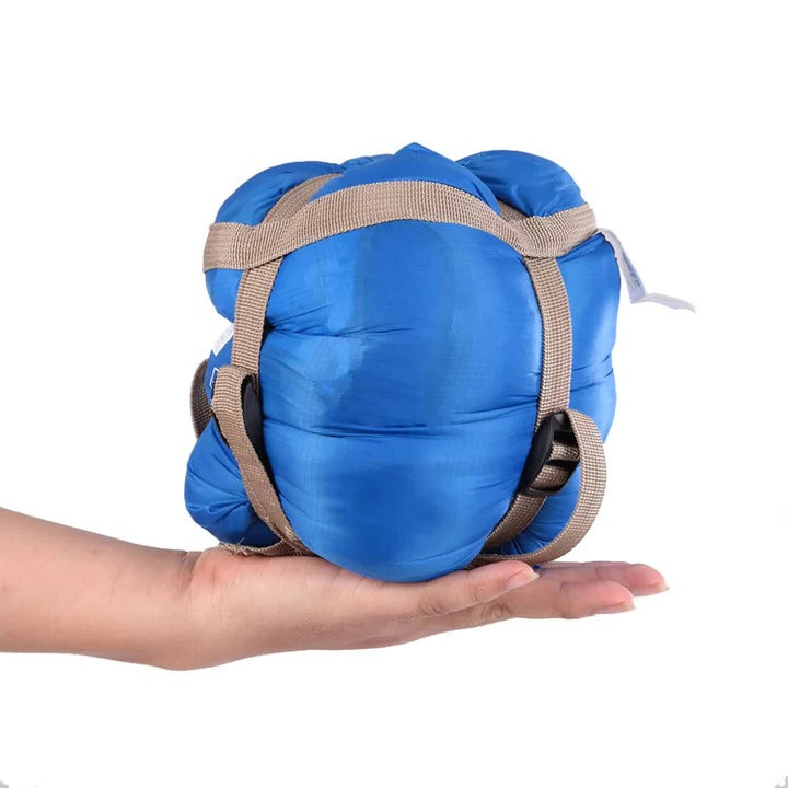 Lightweight Camping Sleeping Bag with Water-Resistant Coating for Comfort