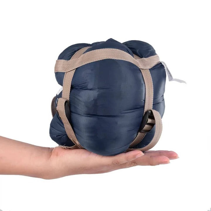 Lightweight Camping Sleeping Bag with Water-Resistant Coating for Comfort