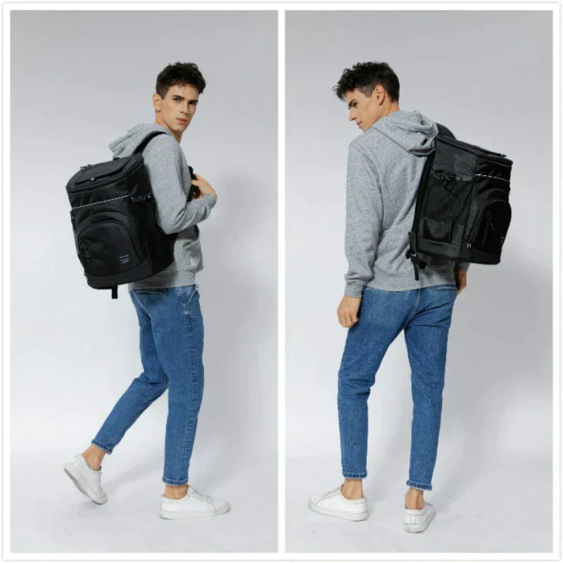Insulated Cooler Backpack with Ample Storage for Summer Adventures