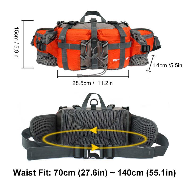 Waterproof Hip Bag with Adjustable Straps for Hiking and Outdoor Use