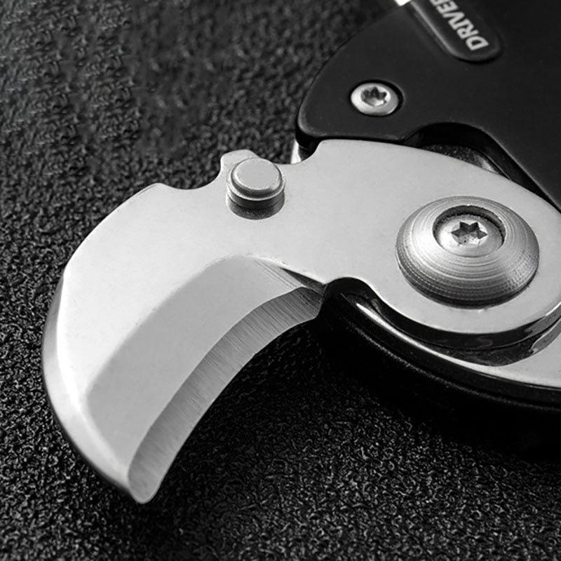 Survival Keychain Tool with Knife and Fire Starter – Compact Outdoor Gear