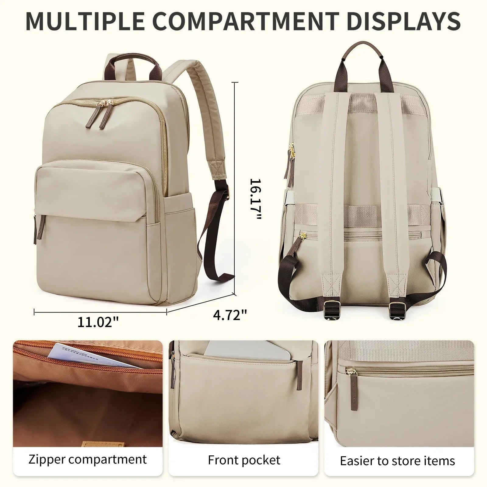 Water-Resistant Travel Backpack – Spacious Design for Outdoor Adventures