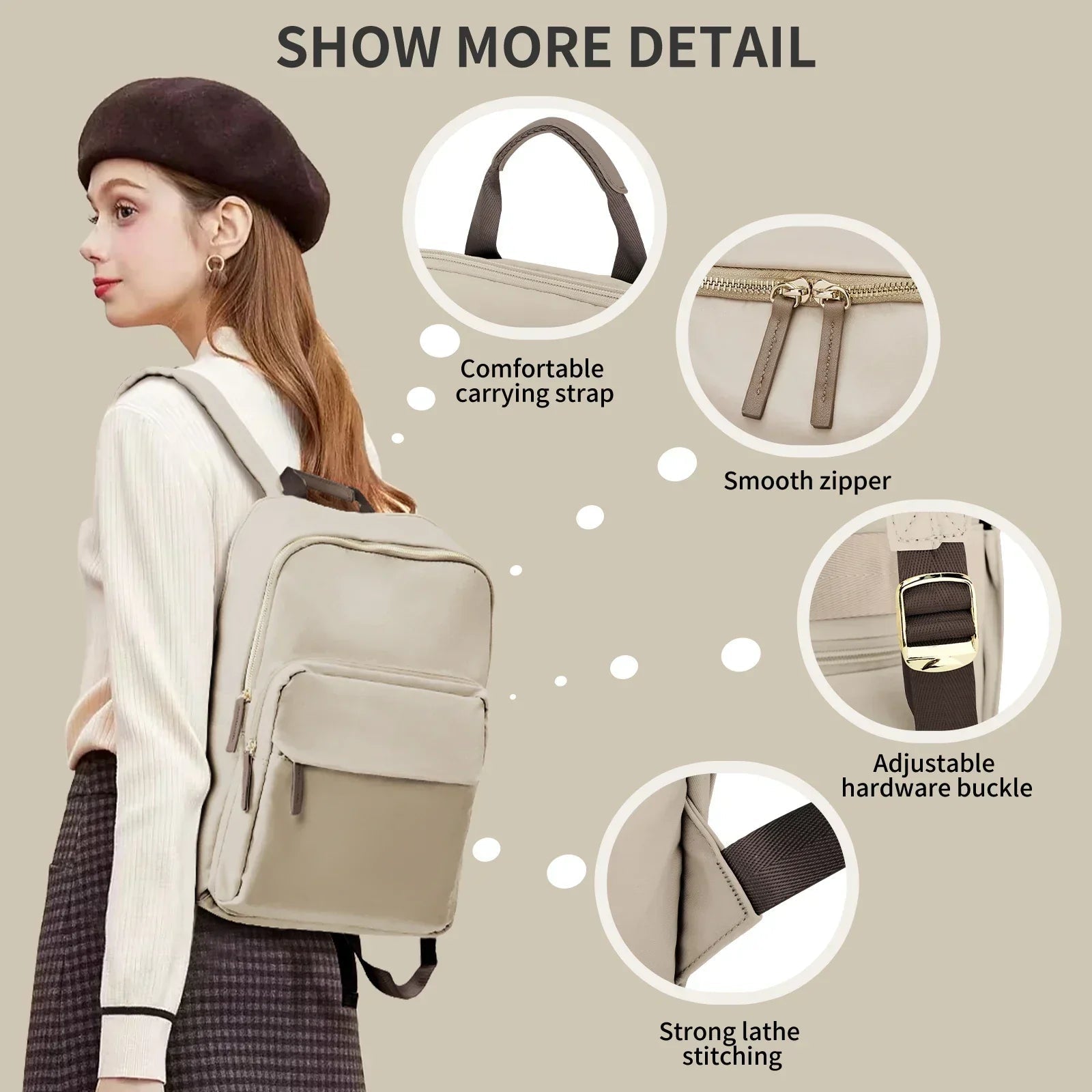 Water-Resistant Travel Backpack – Spacious Design for Outdoor Adventures