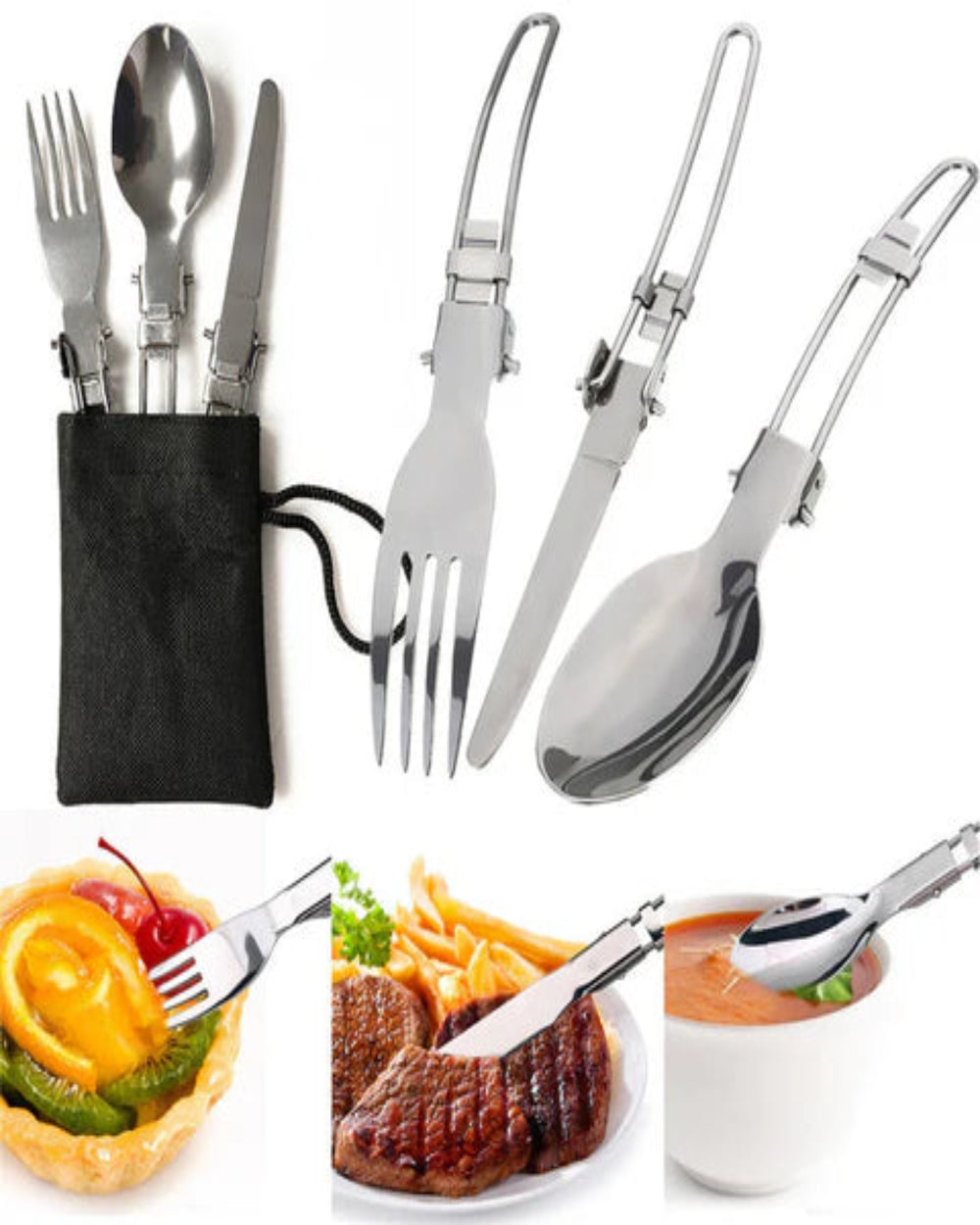 Lightweight Cooking Set for Camping - Hard Anodized Aluminum, 430g, 1-2 Person
