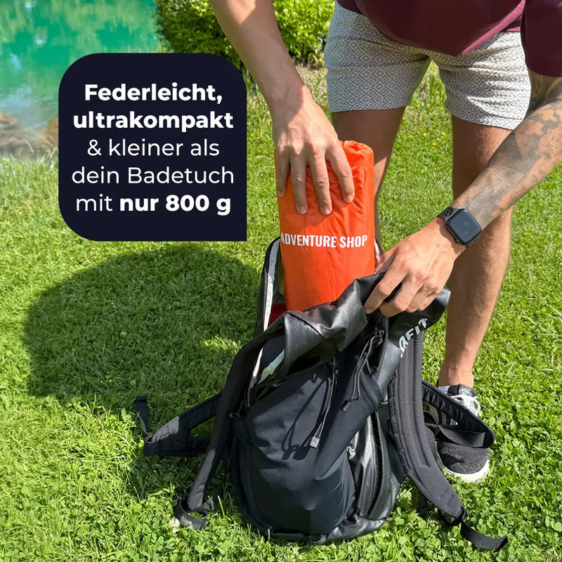 Ultralight Sleeping Pad with Built-in Pump | Compact for Easy Setup