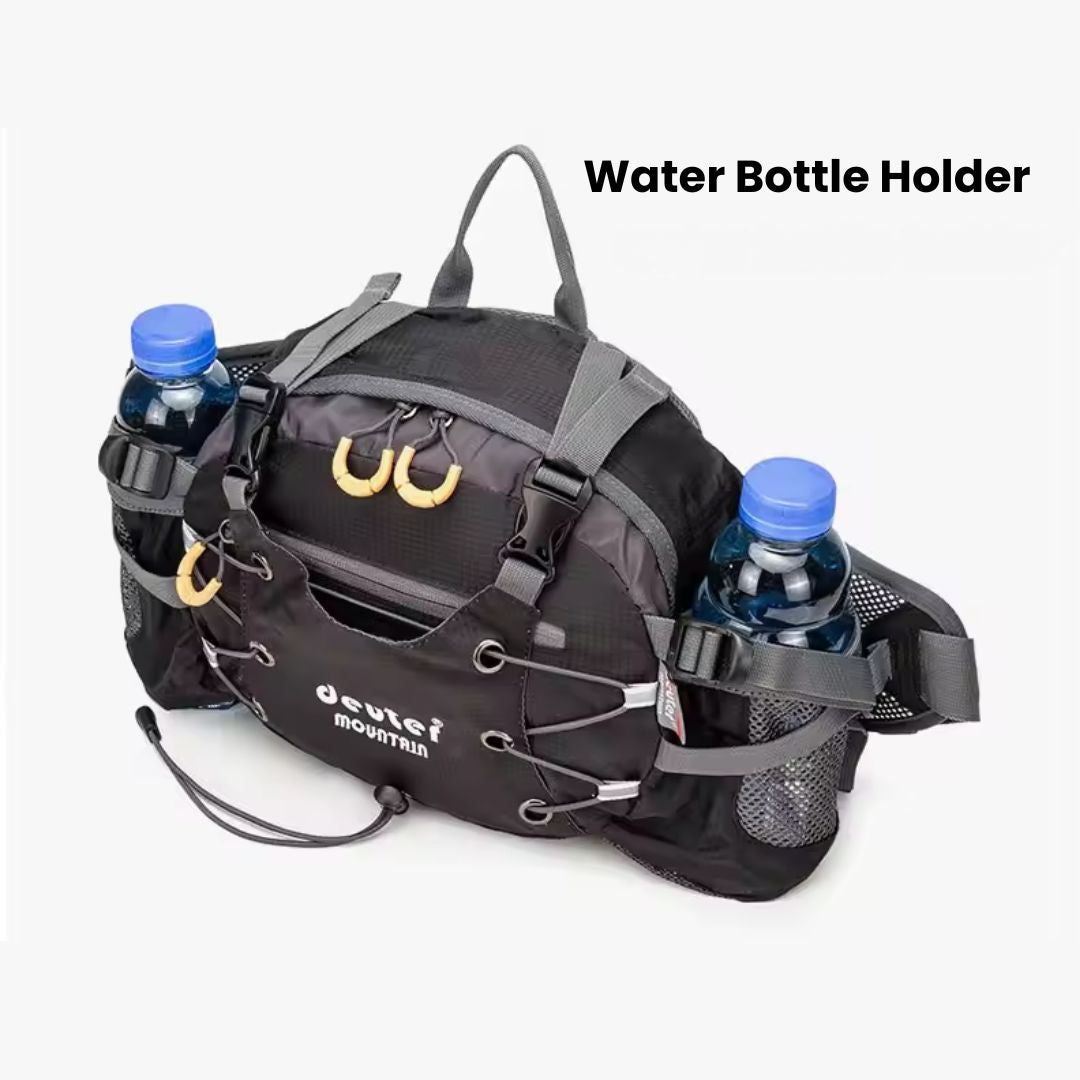 Waterproof Hiking Fanny Pack with 5L Storage for Outdoor Adventures