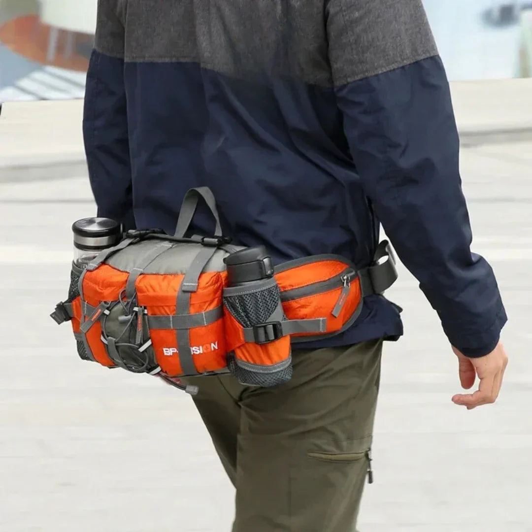 Waterproof Hiking Fanny Pack with 5L Storage for Outdoor Adventures