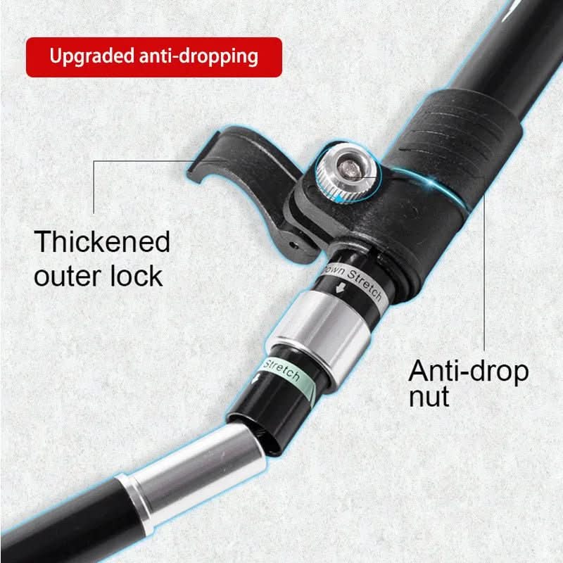 Ultralight Telescoping Hiking Poles with Adjustable Length for Outdoor Support