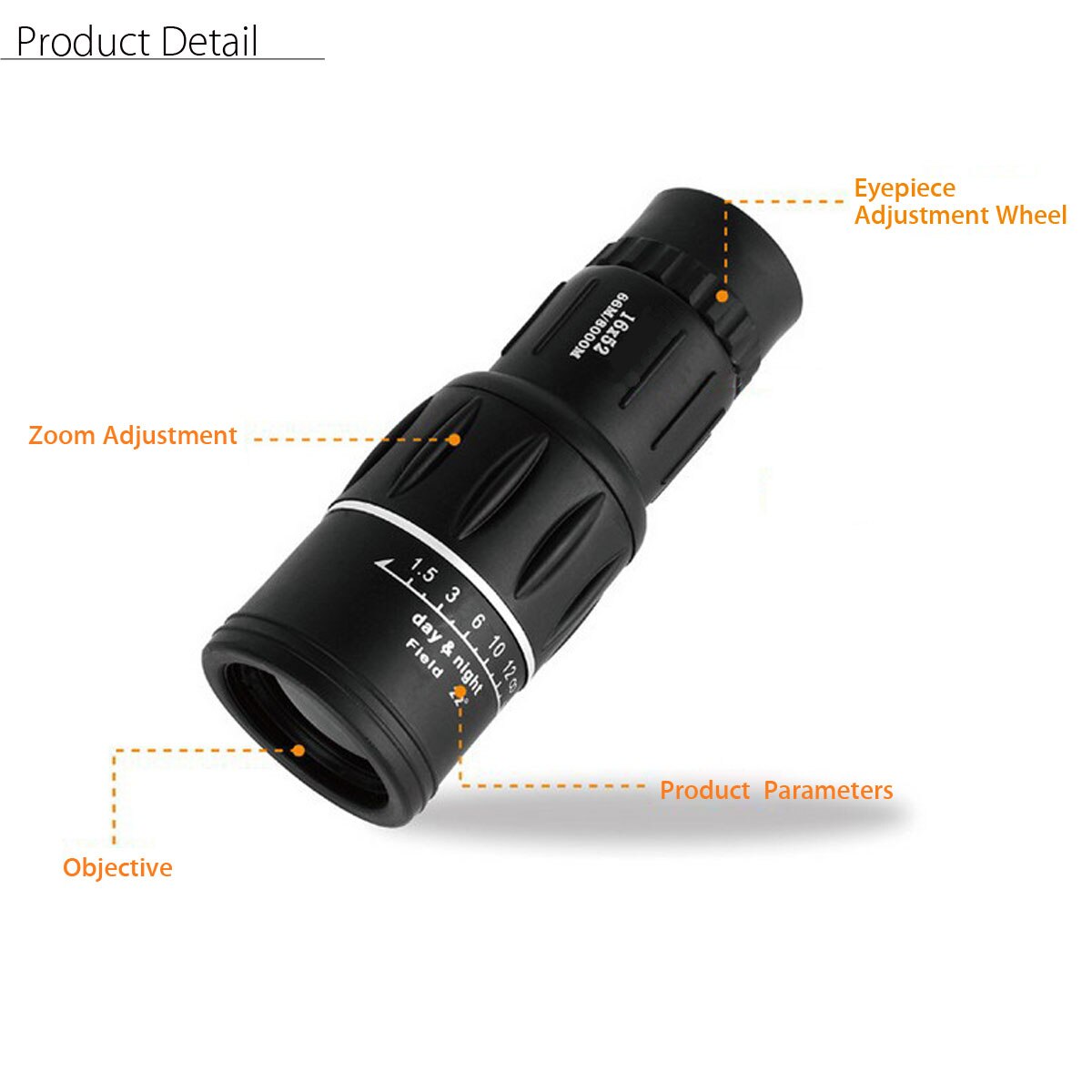 HD Monocular for Outdoor Exploration – Captures Photos & Videos