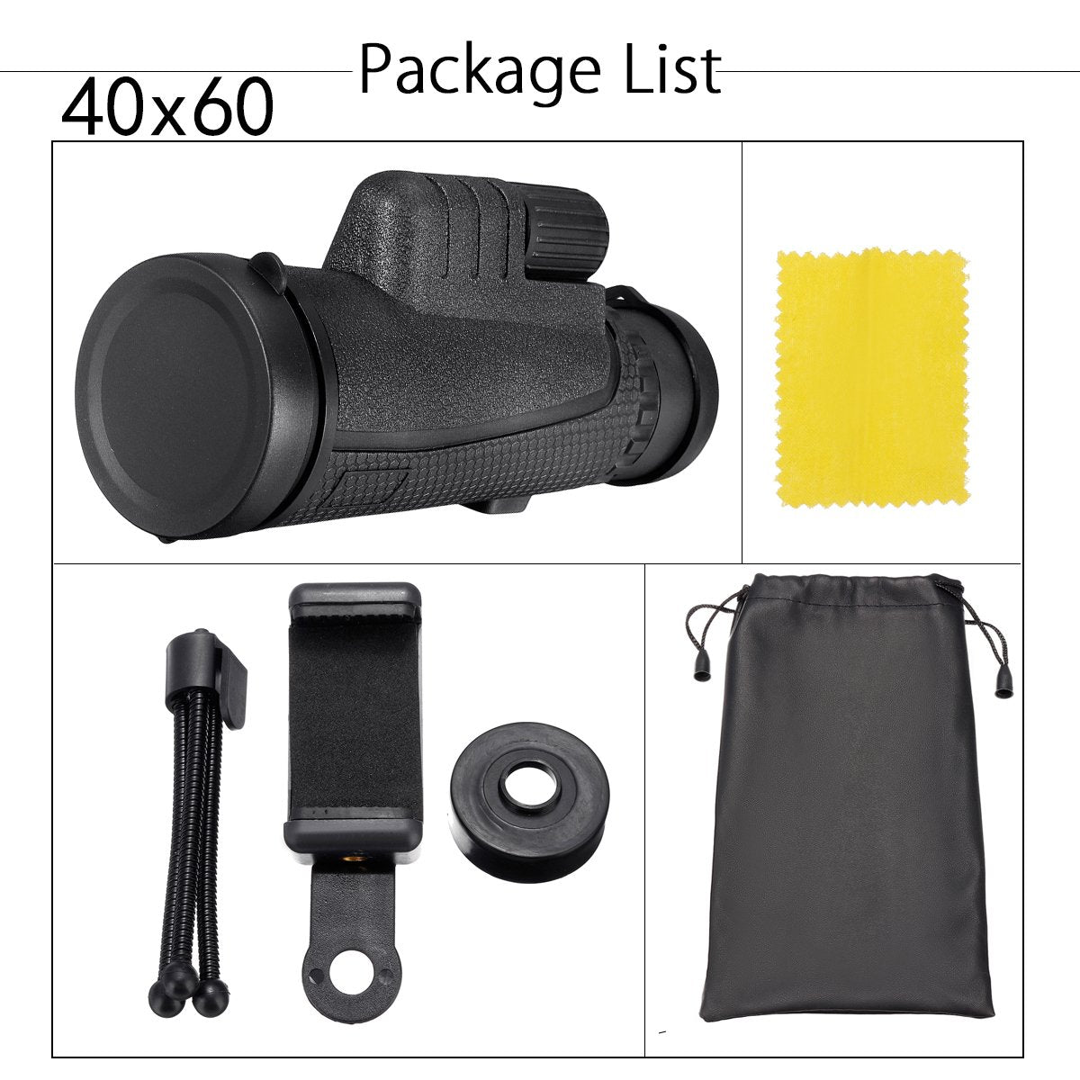 HD Monocular for Outdoor Exploration – Captures Photos & Videos