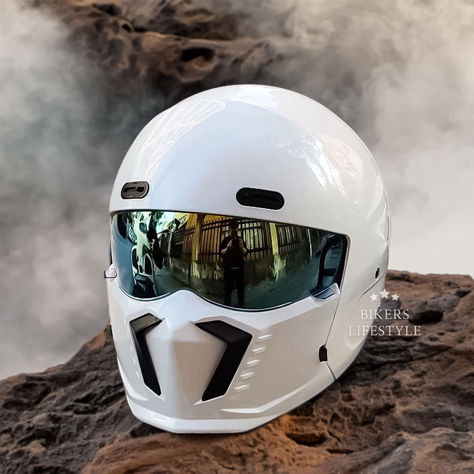 Retro Design Helmet - DOT and ECE Certified for Safety