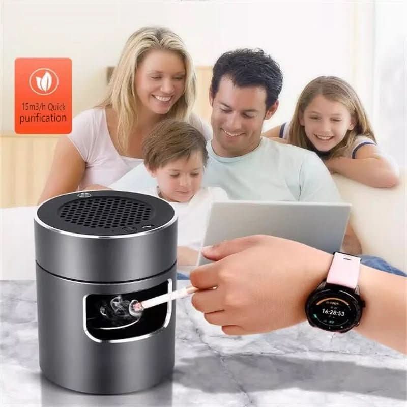 BreatheEasy Smokeless Ashtray with HEPA Filter and USB Charge