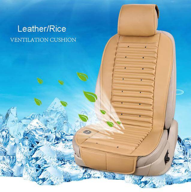 Car Seat Cover with Built-in Fan for Enhanced Cooling Comfort