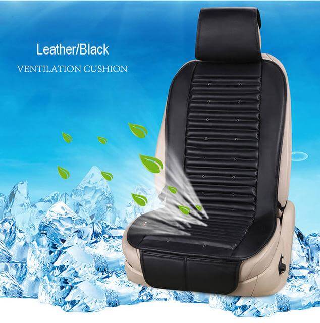Car Seat Cover with Built-in Fan for Enhanced Cooling Comfort