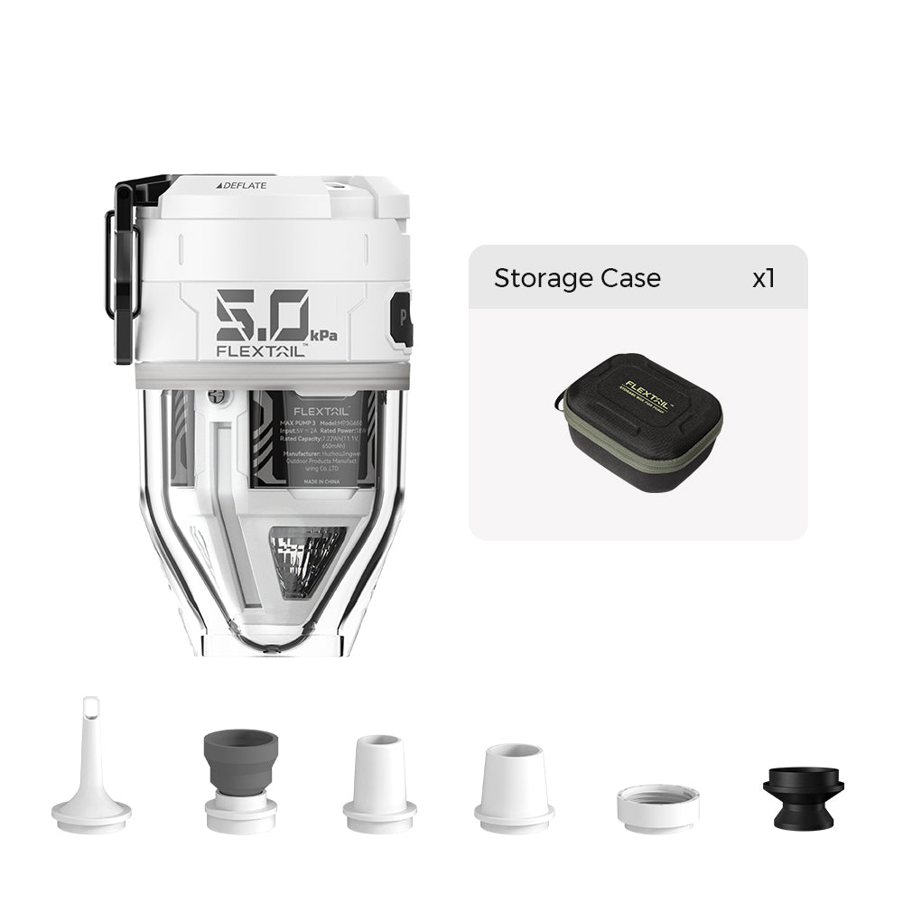 Compact Inflatable Pump with LED Light – Lightweight Outdoor Accessory